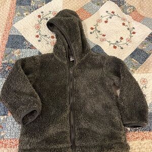 Hanna Andersson Charcoal Fleece Hoodie